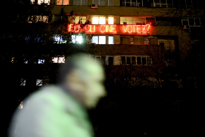 Un tânăr bucureştean a exprimat ce gândesc mulţi dintre noi Foto: Mediafax