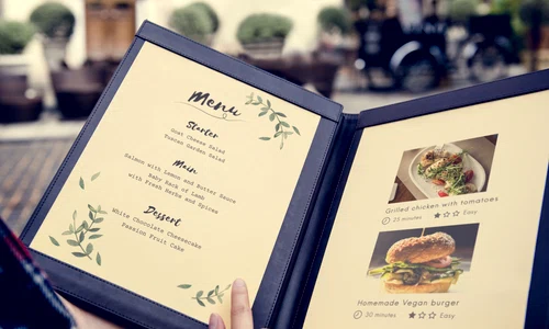Meniu restaurant FOTO Profimedia 
