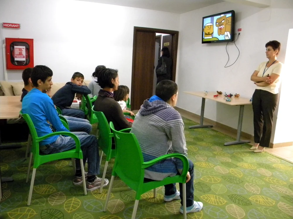 Copii aflaţi în situaţii foarte dificile găsesc o casă şi asistenţă socială la „Cireşarii“. FOTO Dana Mihai