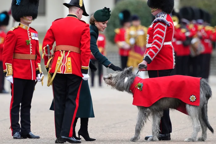 Kate Middleton, Prințesa Wales participă la Parada de Sf  Patrick a Gărzilor Irlandeze din 2025,Profimedia (1) jpg