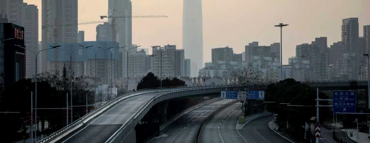 Străzi pustii în Wuhan China FOTO Guliver / Getty Images