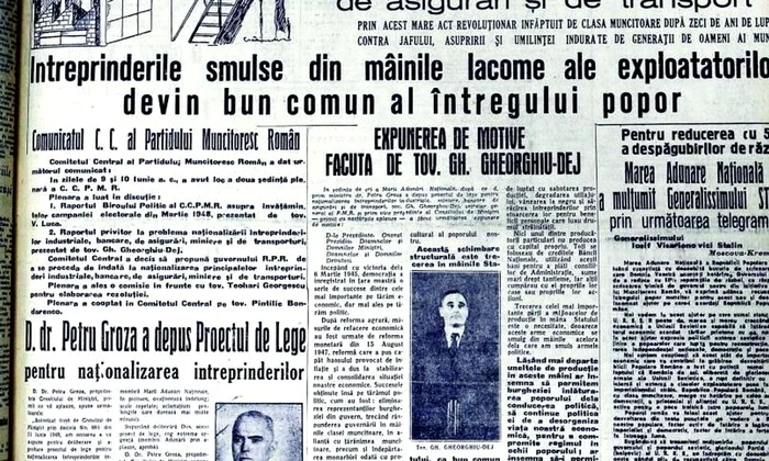 Naţionalizarea, „un bun al poporului” ascuns de urechile acestuia jpeg