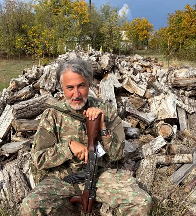 Gavril Patru, în uniformă de rezervist, în timpul exercițiului de mobilizare MOBEX / Facebook