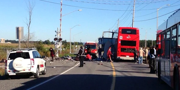 Accident tren in Ottawa FOTO Reuters