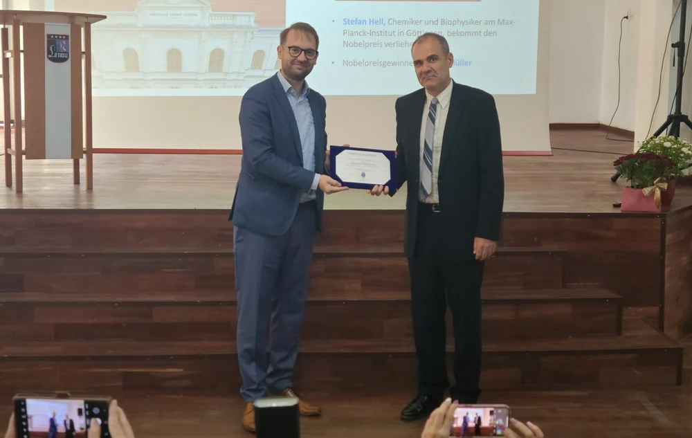 Adrian Constantin a primit titlul de cetățean de onoare al Timișoarei FOTO Primăria Timișoara