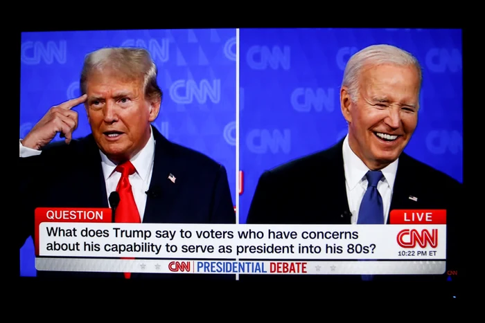 Trump și Biden s-au atacat reciproc în prima lor dezbatere electorală FOTO PROFIMEDIA
