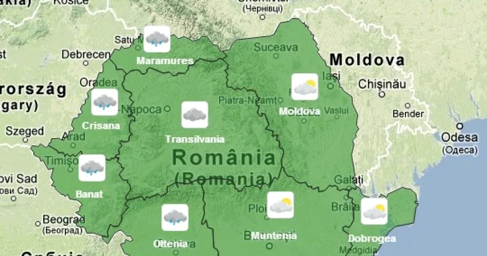 Meteorologii au emis o avertizare cod galben de vânt FOTO anm.ro