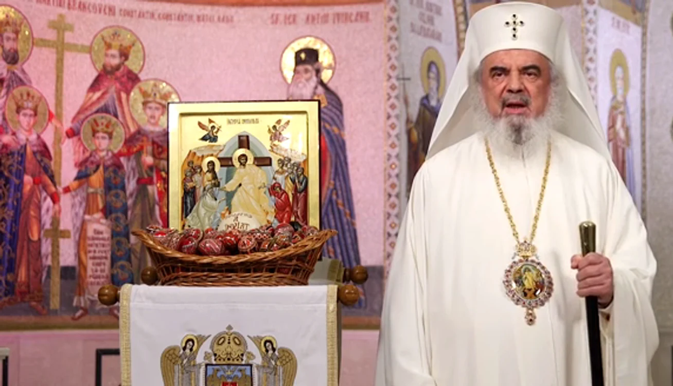 Patriarhul Daniel a transmis un mesaj video de Paștefoto: captură/YouTube