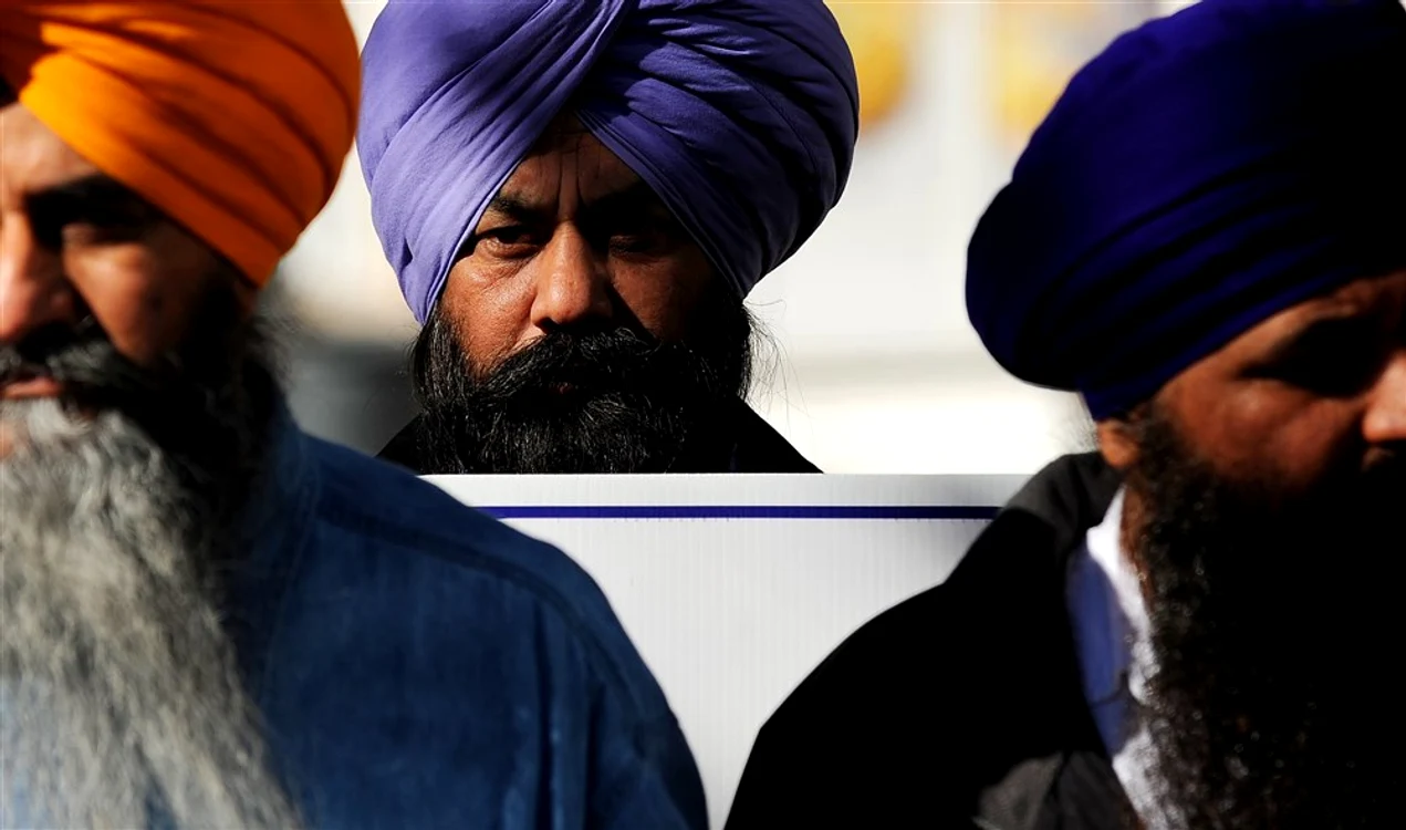 Recruții sikh din Infanteria Mariană au voie să poarte turban FOTO EPA EFE 