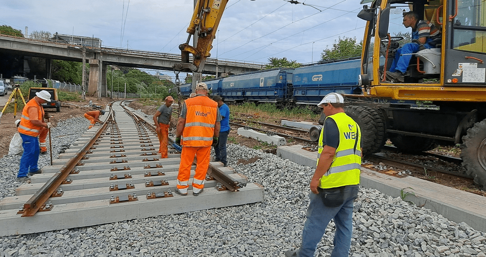 Calea ferată din Portul Constanța, în reabilitare. În ce stadiu au ajuns lucrările