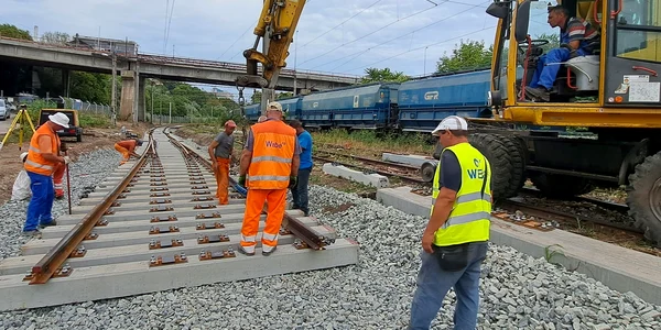 Lucrări CFR in Portul Constanta FOTO Cfr infrastructură jpg