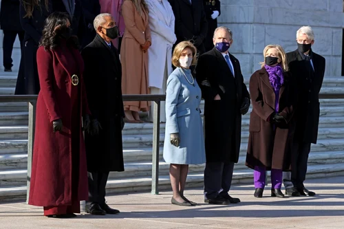 Michelle Obama - Laura Bush - Hillary Clinton. FOTO Gettyimages