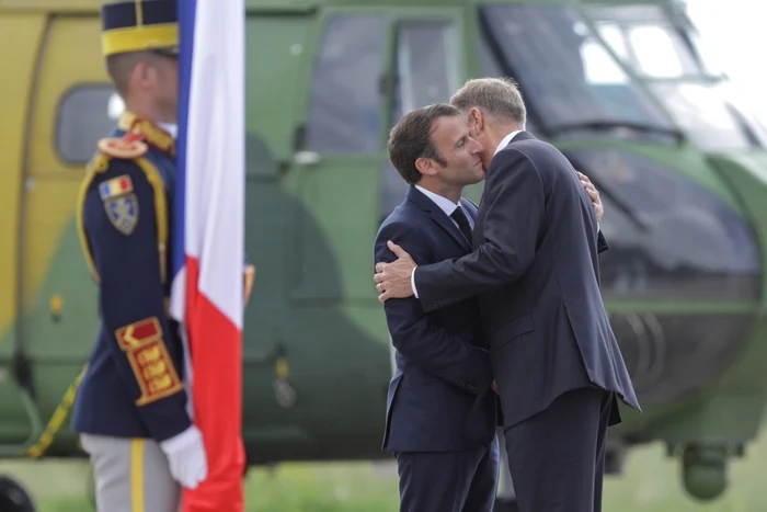 Emmanuel Macron si Klaus Iohannis. Inquam Photos / Octav Ganea