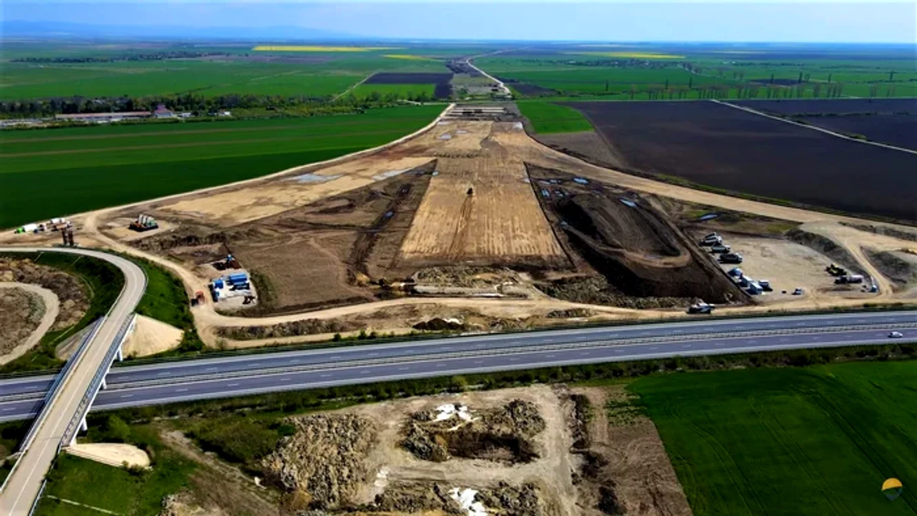 Lucrări pe primul lot al A7, Foto: Facebook API