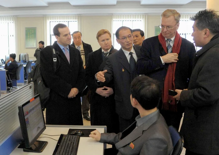 Eric Schimdt a încheiat de curând o vizită în Coreea de Nord. FOTO Reuters