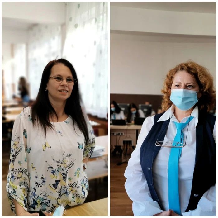 Prof. Mihaela Mincă (stânga) şi prof. Mihaela Pirnă sunt câştigătoarele selecţiei de bune practici „Creatori de Educaţie - Generaţia 2021“ FOTO: Alina Mitran