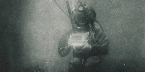 Prima fotografie subacvatică din lume păstrată până astăzi  cu Emil Racoviță jpg