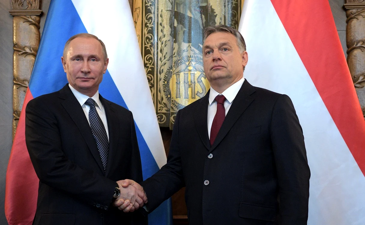 Vladimir Putin și Viktor Orbán © wikimedia commons