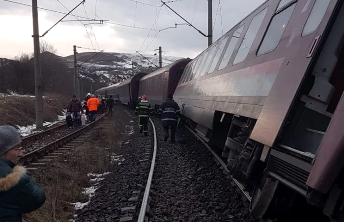 După trenul deraiat în judeţul Hunedoara, un nou incident a avut loc în Mehedinţi FOTO Arhivă