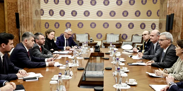 Ciolacu si echipa sa la intalnirea cu ambasadorul Frantei FOTO gov jpg