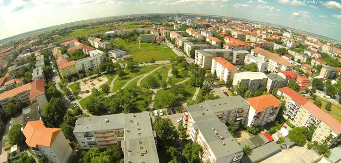 Blocuri în Timişoara FOTO Eye in the Sky