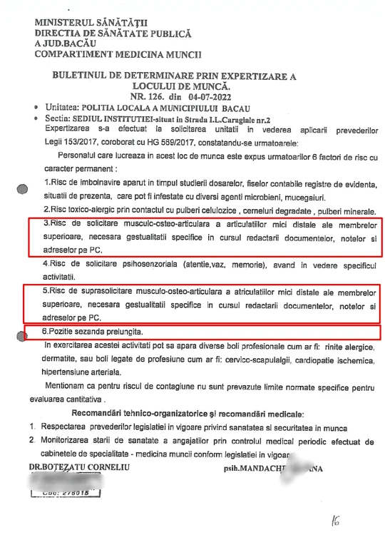 Polițiștii locali riscă să facă febră musculară la degete de la tastatură FOTO ziaruldebacau.ro