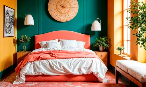 colorful pastel minimal interior design jpg