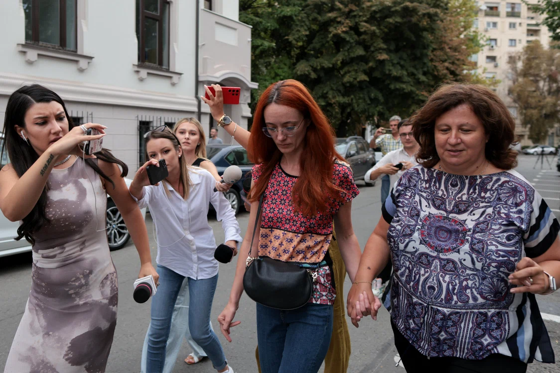 Cele două doctorițe au refuzat să vorbească prea mult în sala de judecată FOTO Arhivă