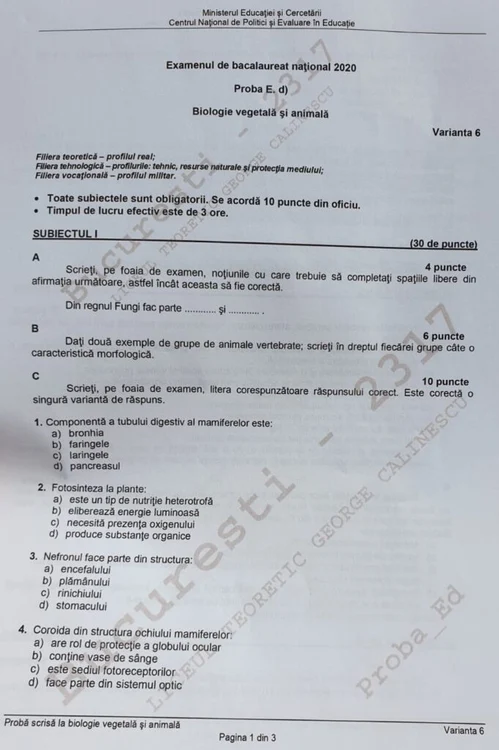 
    Elevii au susținut joi, 25 iunie, ultima probă a Bacalaureatului din 2020Sursa foto: Inquam Photos / Octav Ganea  