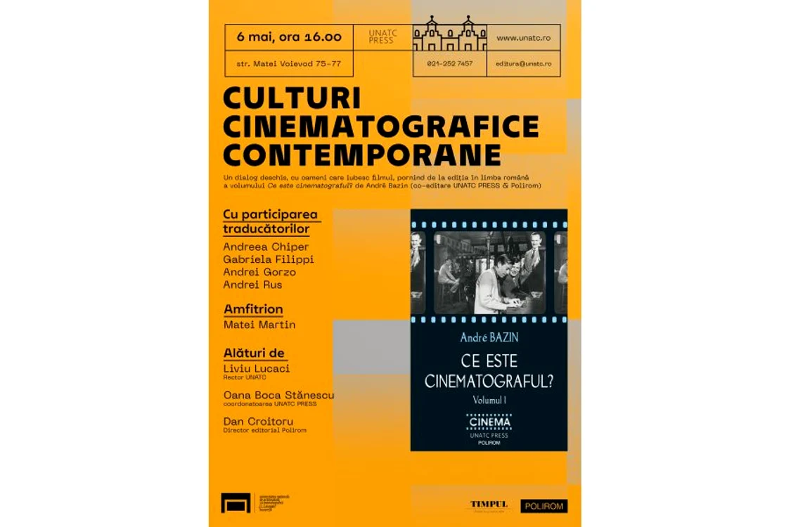 „Culturi cinematografice contemporane”, dezbatere organizată de Editura UNATC PRESS jpeg