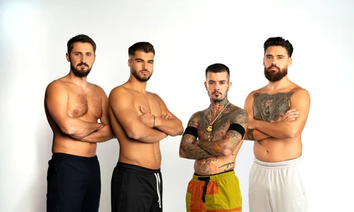 Semifinaliștii Survivor All Stars   Andrei, Iancu, Zanni, Sorin 