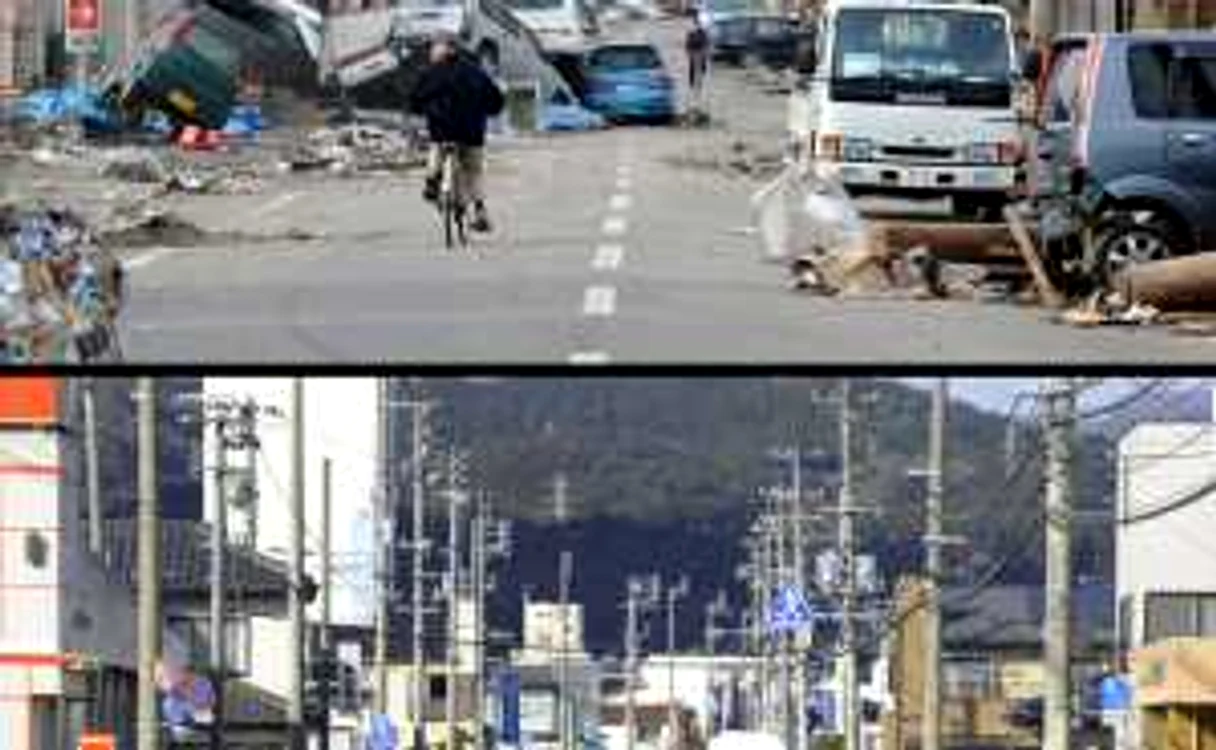 Imagini de zona Fukushima