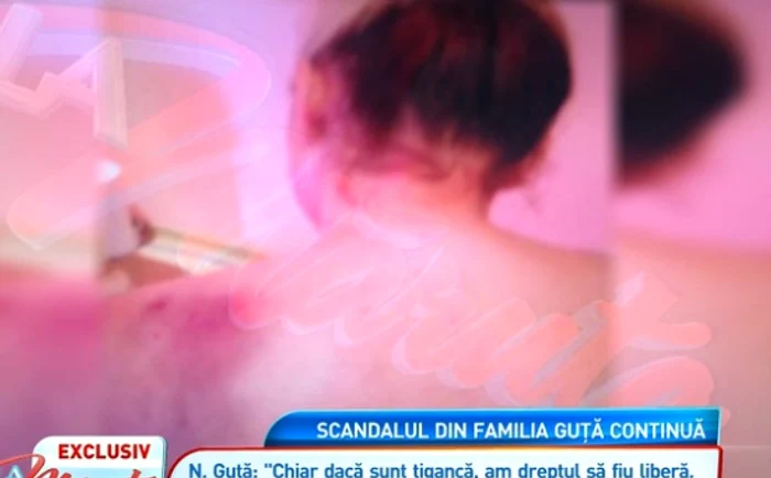 Imaginile care dovedesc că Nicolae Guţă şi-a bătut fiica (captură La Măruţă)