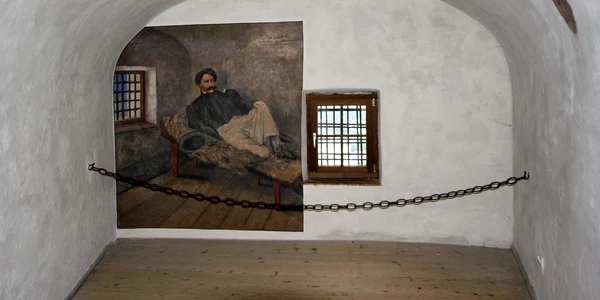 Celula de la Kufstein unde a fost închis Rozsa Sandor (wiki)