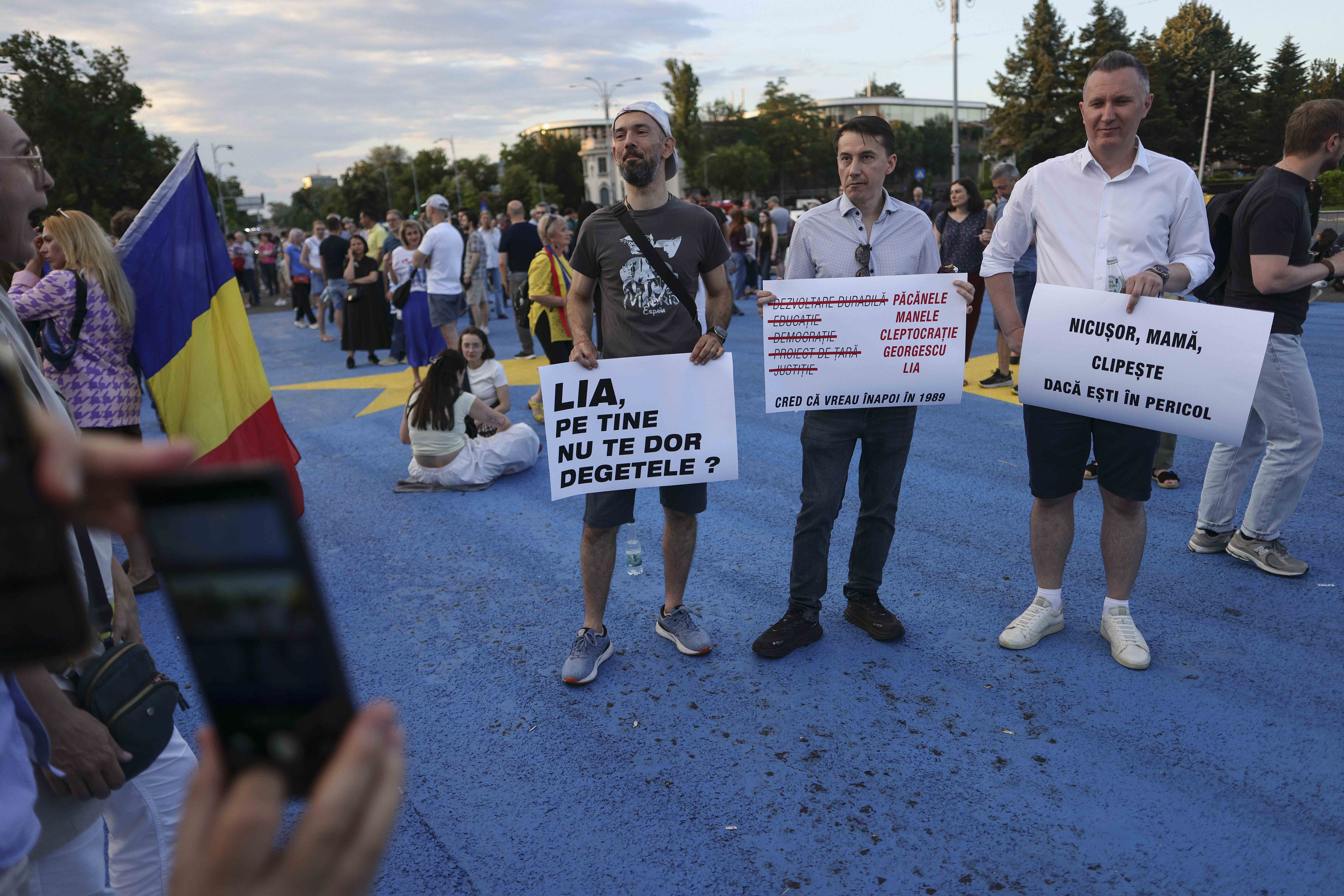 Protest în Piața Victoriei/FOTO: Inquam photos/Octav Ganea