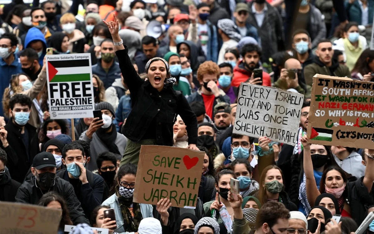 Miting pro-palestiniană la Londra FOTO EPA-EFE