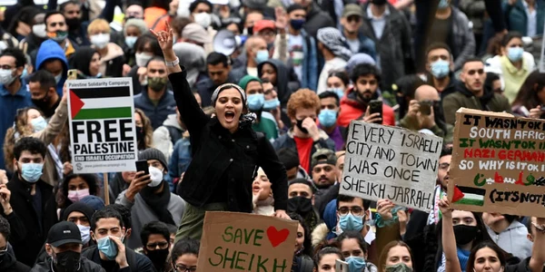 Miting pro-palestinian la Londra FOTO EPA-EFE
