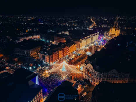 Clătita vieneză, produsul vedetă la Târgul de Crăciun din Timişoara / foto: Facebook