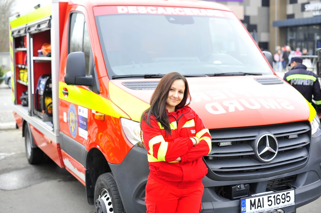 Briana Mihaela este salvator din pasiune FOTO: ISU Galați
