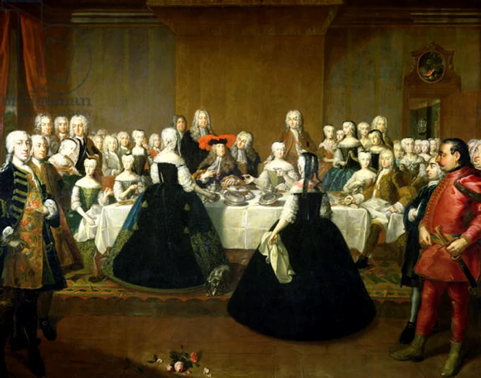 maria theresa and francis wedding breakfast by martin van meytens ca 1736 jpg jpeg