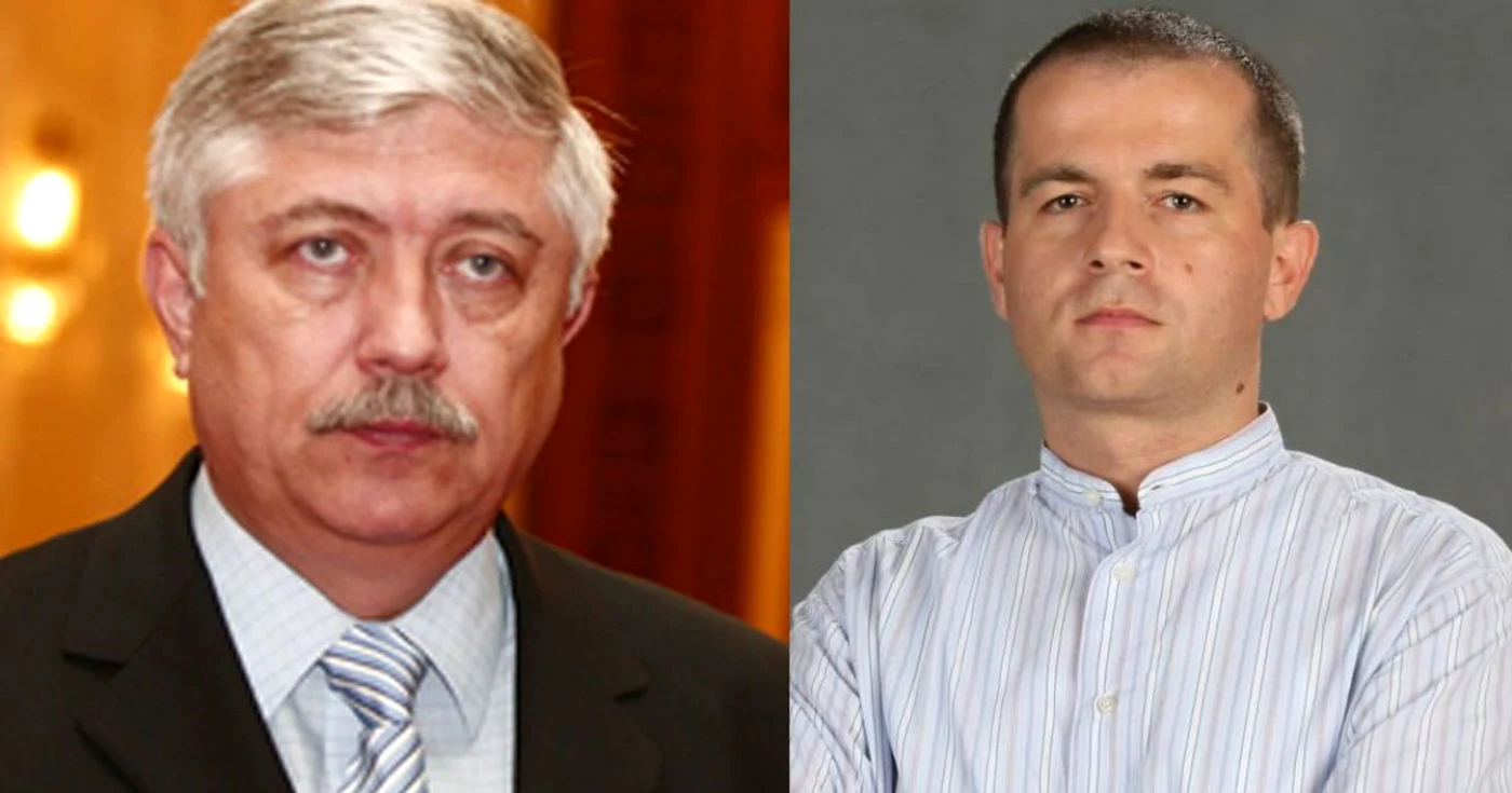 Deputatul Cătălin Croitoru şi jurnalistul Eugen  Chelemen 