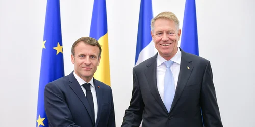 Emmanuel Macron si Klaus Iohannis FOTO Presidency.ro