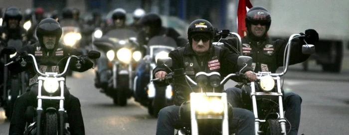 Membri ai clubului Hells Angels FOTO EPA-EFE