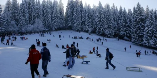 Partia de schi de la Baisoara judetul Cluj