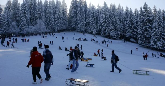 Clujenii aşteaptă primele ninsori pentru a merge la schi. FOTO: Adevărul