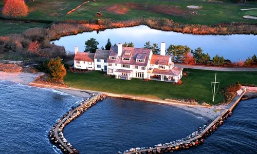 the home in old saybrook is pretty much surrounded by water jpeg