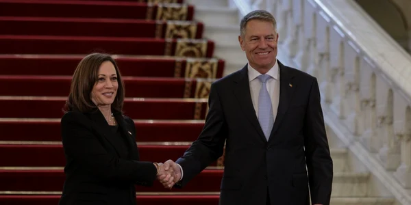 Vicepresedinte Statele Unite ale Americii Kamala Harris Klaus Iohannis Cotroceni 11 martie 2022 FOTO Inquam Photos / Octav Ganea