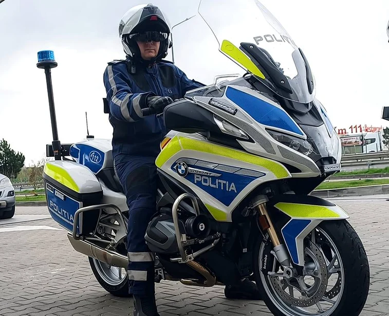 Valer Kovacs, polițistul care a lăsat-o pe Soșoacă să se urce pe motocicletă FOTO: Arhivă Personală