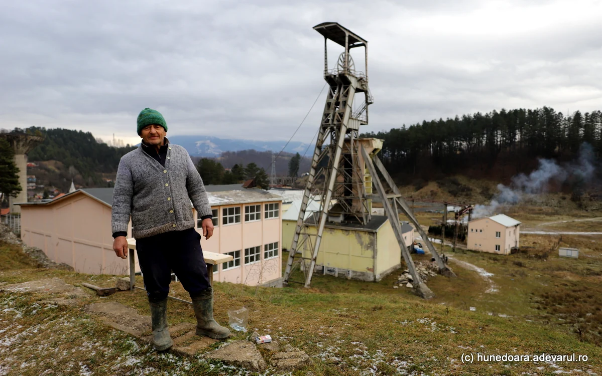 Laurențiu, fost miner din Aninoasa. Foto: Daniel Guță