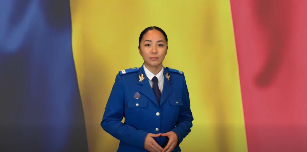 „Suntem chipuri diferite în aceeași Românie”: mesaj de Ziua Unirii de la o jandarmeriță cu origini asiatice